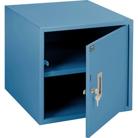 Storage Cabinet, Blue, 16H